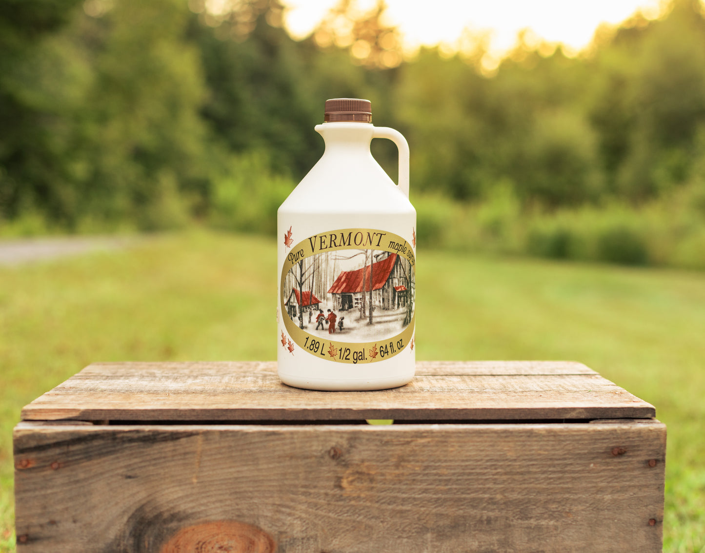 Half Gallon Pure Vermont Maple Syrup - Plastic